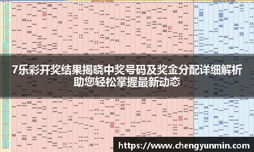 7乐彩开奖结果揭晓中奖号码及奖金分配详细解析助您轻松掌握最新动态