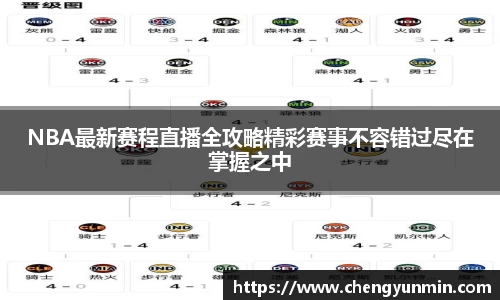 NBA最新赛程直播全攻略精彩赛事不容错过尽在掌握之中