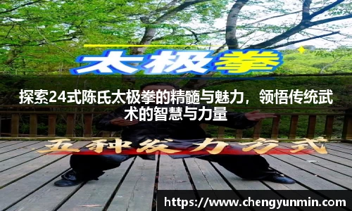 探索24式陈氏太极拳的精髓与魅力，领悟传统武术的智慧与力量